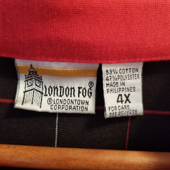 London Fog Big And Tall Polo Shirt Size 4X - Picture 3 of 9